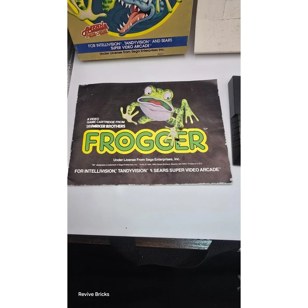 Frogger (Intellivision, 1983) CIB Complete Tested and Working‎ Great Condition
